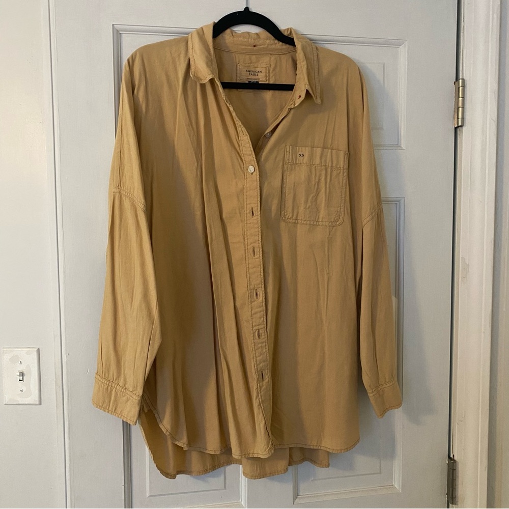 American Eagle Outfitters - Go Big Oversized Shirt - Size Small - Picture 3 of 7